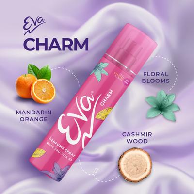 Eva No Gas Perfume Spray - Charm (Pack Of 2 x 120 ml) - Perfumes (Edt/Edp)