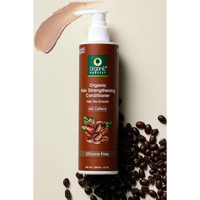 Organic Harvest Conditioner For Hair Fall Control & Hair Growth, Caffeine to Regain Strength in Hair 200 ml - Conditioners