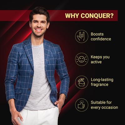 Park Avenue Eau De Perfum - Conquer 100 ml - Men Deodorants/Roll-Ons