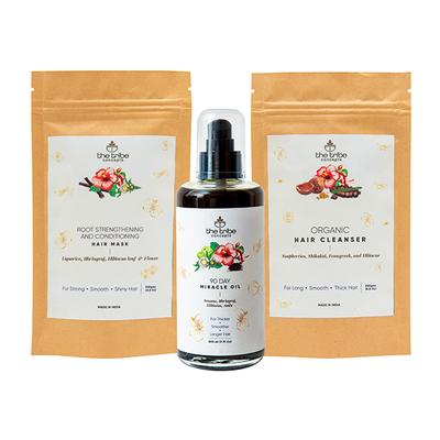 The Tribe Concepts Hair Grow Kit without Steel Tin 450 gm - Hair Treatment