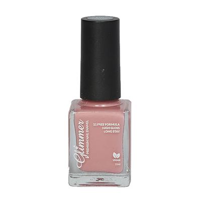 Glimmer Premium Nail Enamel Pink Love 10 ml - Nail Polish
