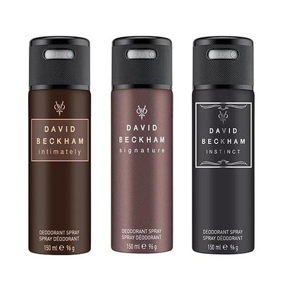 David Beckham Instinct + Intimately + Signature Deo Combo Set - Pack of 3 450 ml - Deodorants/Roll-Ons