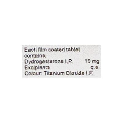 ZYDROSTERON 10mg Tablet 10's - Hormonal Therapy-Oes