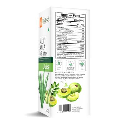 Krishna's Herbal & Ayurveda Aloe+Amla Juice 500 ml - Ayurvedic Juices