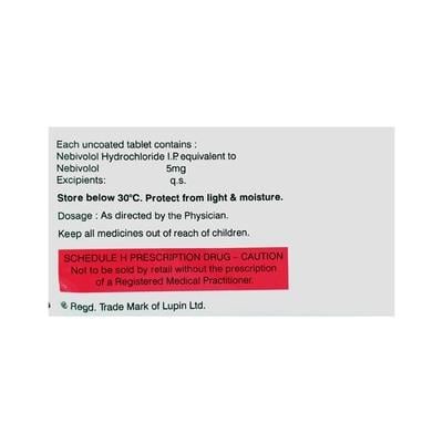 Nebistar 5mg Tablet 15'S - Hypertension-Bet