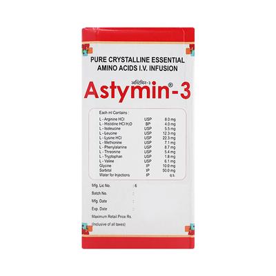 ASTYMIN - 3 IV Infusion 200ml - Supplements-Par