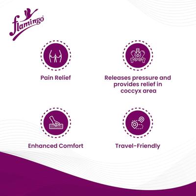 Flamingo Coccyx Cushion Soft (OC2178) (Uni) 1's - Pads And Pillows