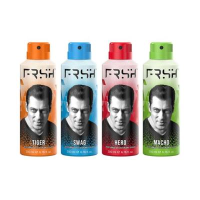 Frsh Dedorant Body Spray Full House Combo Pack Of 4 400 ml - Men Deodorants/Roll-Ons
