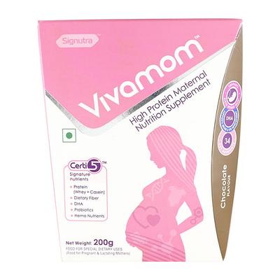 Vivamom High Protein Maternal Nutrition Supplement Powder Refill - Chocolate Flavour 200 g - Nutritional Supplements