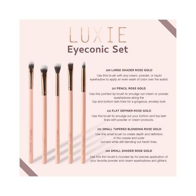 Luxie Eyeconic Eye Set - Rose Gold 1's - Face Brush