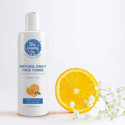 The Moms Co. Natural Daily Face Toner with Vitamin C and Niacinamide Alcohol-Free 200ml - Face Mists