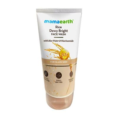 Mamaearth Rice Dewy Bright Face Pack with Rice Water & Niacinamide for Glass Skin 50 ml - Face Packs