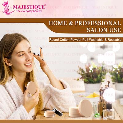 Majestique Powder Puff Round 1's - Sponges & Applicators