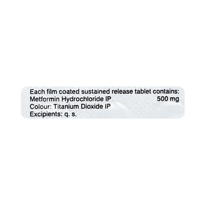 Glycomet 500 SR Tablet 20'S - Diabetes-Ant