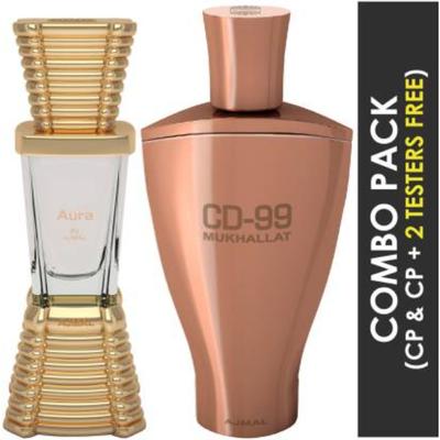 Ajmal Aura Concentrated Perfume Oil Floral Fruity Alcohol For Unisex And Mizyaan Concentrated Perfume Oil Oriental Musky Alcohol For Unisex 24 ml - Perfumes (Edt/Edp)