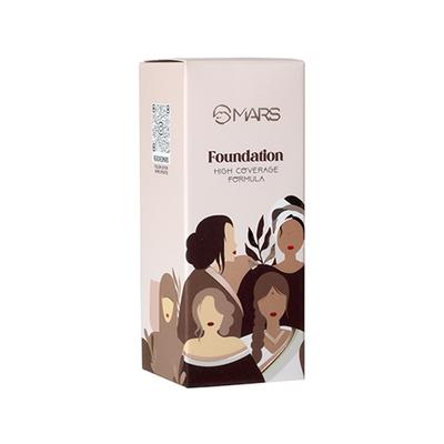 Mars Foundation with High Coverage Liquid Formula - 03 40 ml - Foundation