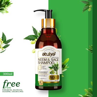 Atulya Neem & Sage Shampoo 300 ml - Shampoos