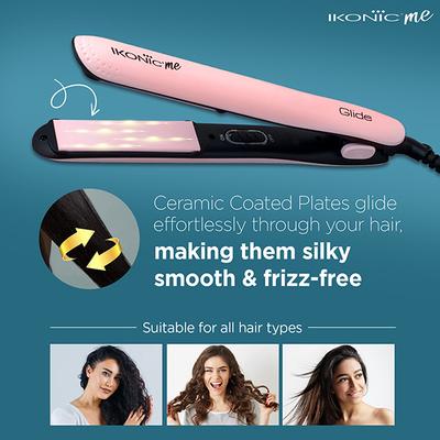 Ikonic Me Glide Hair Iron-Peach 1's - Straighteners