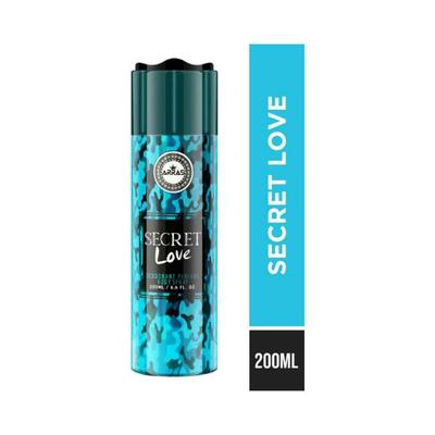 Arras Secret Love Deodorant Body Spray, Long Lasting Fragances 200ml - Perfumes (Edt/Edp)