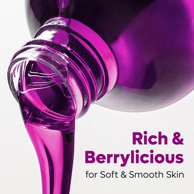 Mcaffeine Blueberry Blast Body Wash with Fruity Fresh Blueberry Aroma, Deep Cleansing for Soft Skin - 300 ml - Shower Gels & Body Wash