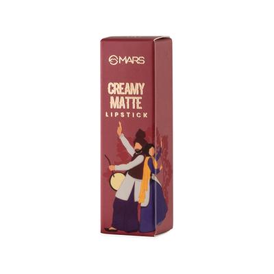 Mars Creamy Matte Lipstick- Bhangra Bloom 3.2 gm - Lipsticks