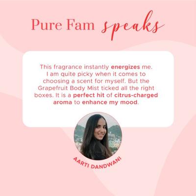 PureSense Joy Grapefruit Rejuvenating Vitamin C Body Mist 150 ml - Body Mist/Spray
