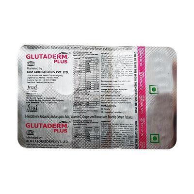 GLUTADERM PLUS Tablet 10's - Supplements-Vam