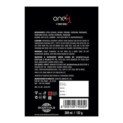 One8 By Virat Kohli Intense Deodorant 200ml - Deodorants/Roll-Ons
