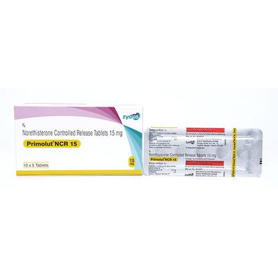 PRIMOLUT NCR 15 Tablet 5's - Hormonal Therapy-Oes