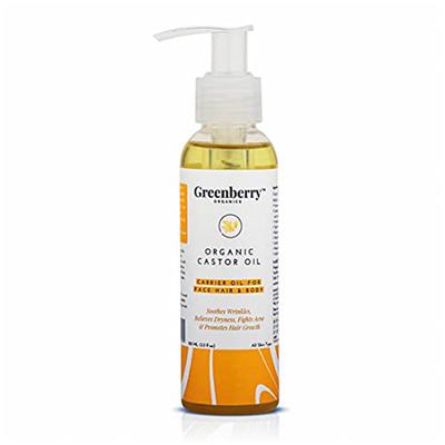 Greenberry Organics Organic Castor Oil 120 ml - Hair Oils