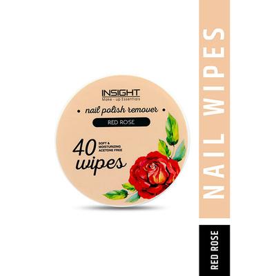 Insight Cosmetics Nail Polish Remover Wipes - Red Rose 25ml - Nail Polish Remover