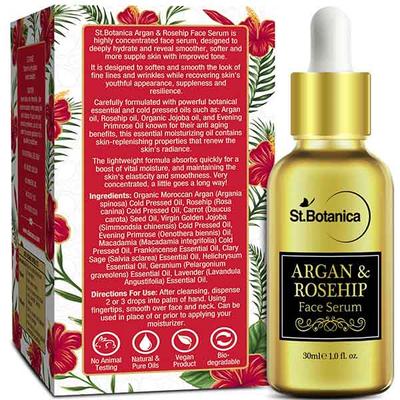 St.Botanica Argan & Rosehip Face Serum 30 ml - Dark Circle & Wrinkle Busters