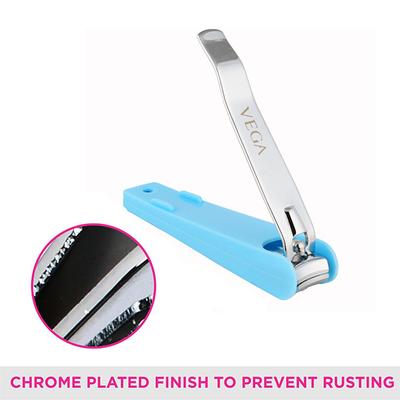 Vega Nail Clipper (With Magnifying Glass) (LNC - 04) 56 gm - Manicure & Pedicure Kits