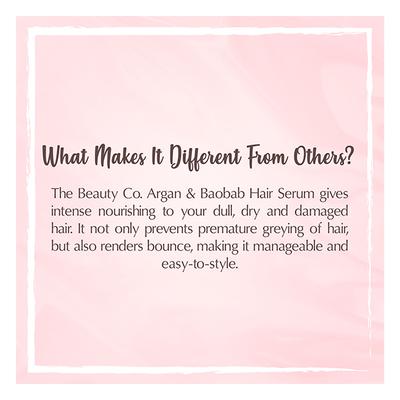 The Beauty Co. Hair Serum - Argan & Baobab Oil 100 ml - Hair Serums