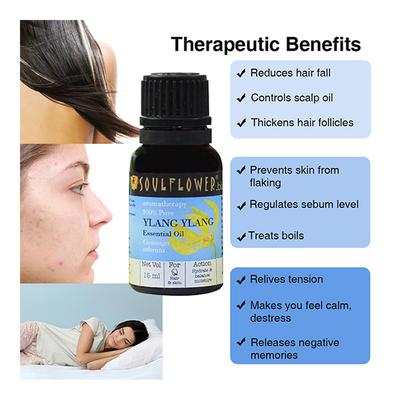 Soulflower Essential Oil - Ylang Ylang 15 ml - Essential Oils