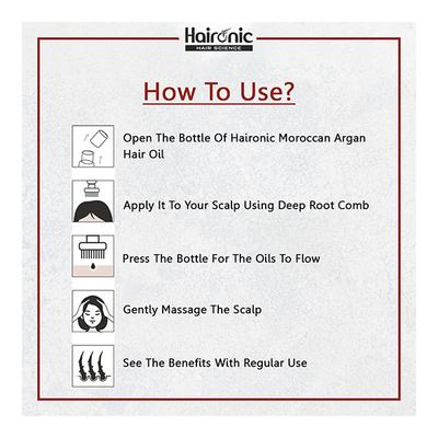 Haironic Moroccan Argan Hair Oil 100 ml - Hair Oils