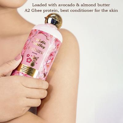 Vedic Valley BODY LOTION SAKURA CERTIFIED NATURAL 300 ml - Lotions & Creams