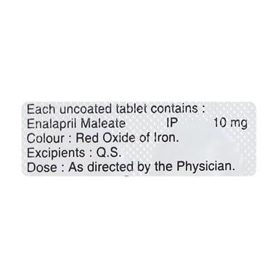 Enapril 10mg Tablet 10'S - Hypertension-ACE