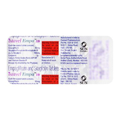 ISTAVEL EMPA 10 Tablet 10's - Diabetes-Ant