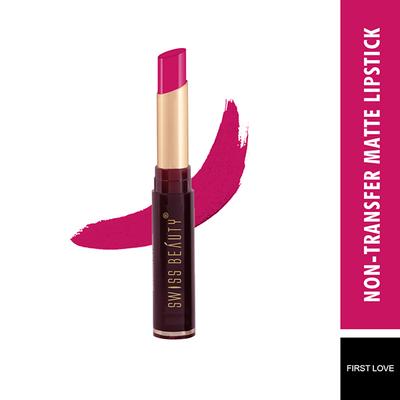 Swiss Beauty Non-Transfer Matte Lipstick - (First Love) 2 gm - Lipsticks