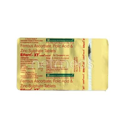 Elferri XT + Tablet 10'S - Iron Supplement/Anaemia-Vma