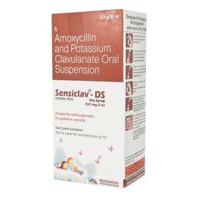 Sensiclav DS 457mg Dry Syrup 30ml - Bacterial Infections-Pen