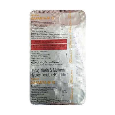 DAPANTA M 10/500 Tablet 10's - Diabetes-Ant