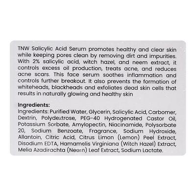 The Natural Wash Salicylic Acid Face Serum 30 ml - Lotions & Creams