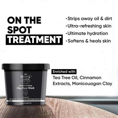 Bryan & Candy Black Face Care Tub Kit 470ml 5's - Creams/Oils/Lotions