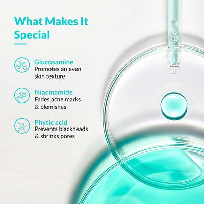 Fixderma 20% Niacinamide Serum for Face with 2.5% Glucosamine and Hyaluronic Acid Serum Men and Women 30 gm - Face Serum