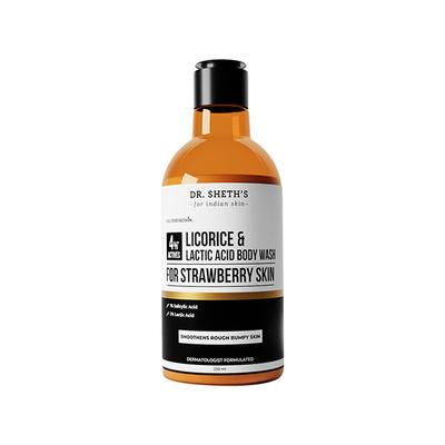 Dr. Sheth's Licorice & Lactic Acid Body Wash 250 ml - Shower Gels & Body Wash
