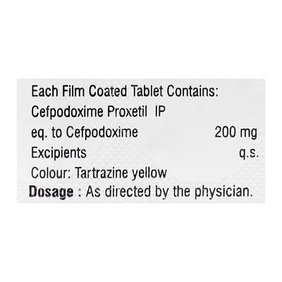 TEKPOD 200 Tablet 10's - Bacterial Infections-Cep