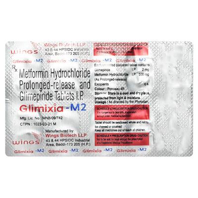 Glimixia M2 Tablet 10'S - Diabetes-Ant