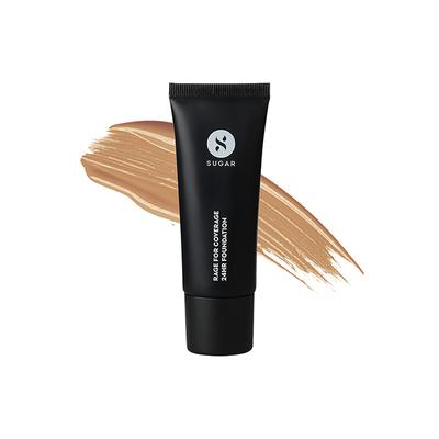 SUGAR Cosmetics Rage For Coverage 24Hr Foundation - 48 Irish - Medium Tan Neutral Undertone 25 ml - Foundation